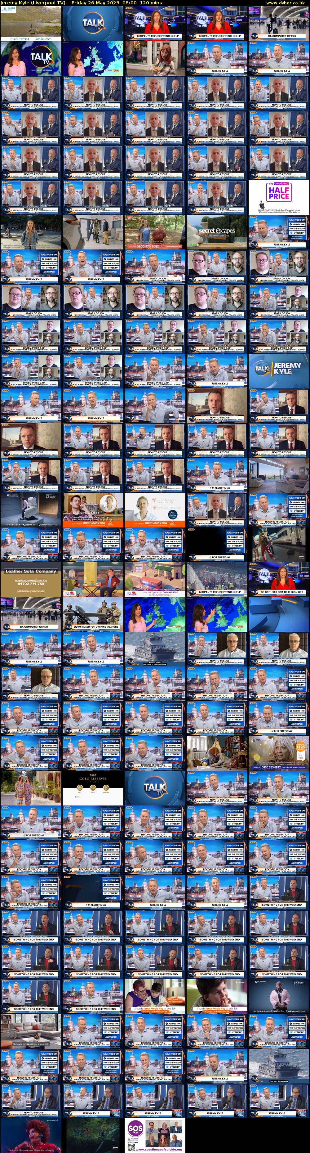 Jeremy Kyle (Liverpool TV) Friday 26 May 2023 08:00 - 10:00