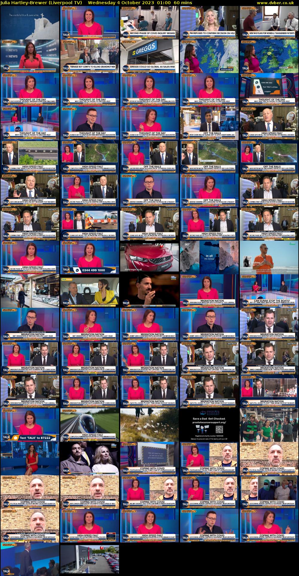 Julia Hartley-Brewer (Liverpool TV) Wednesday 4 October 2023 01:00 - 02:00