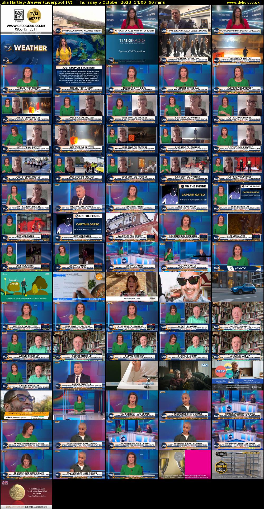 Julia Hartley-Brewer (Liverpool TV) Thursday 5 October 2023 14:00 - 15:00