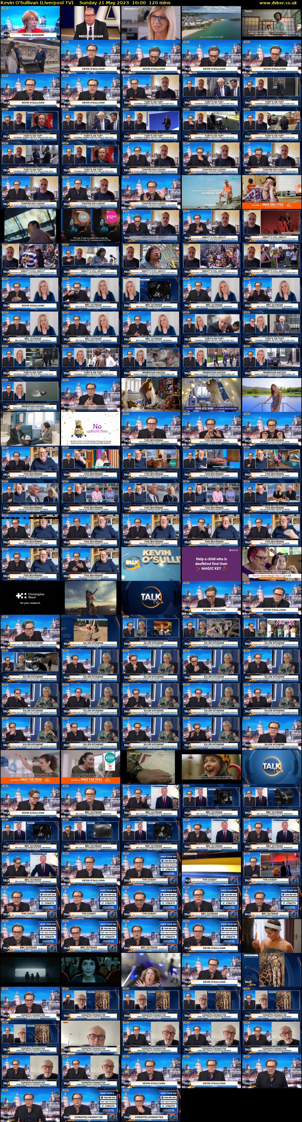 Kevin O'Sullivan (Liverpool TV) Sunday 21 May 2023 16:00 - 18:00