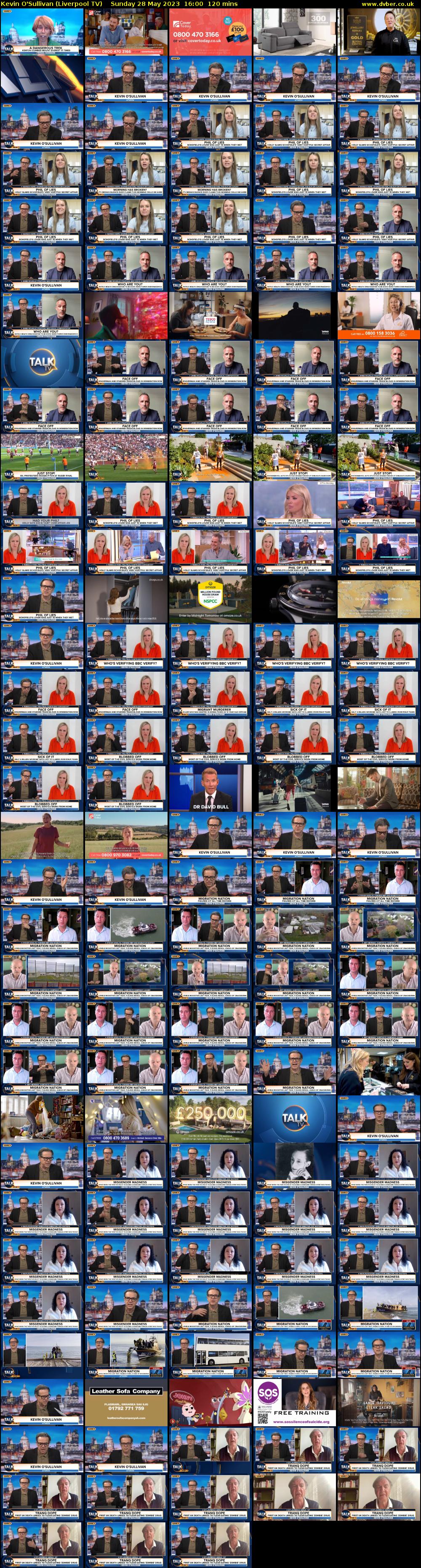 Kevin O'Sullivan (Liverpool TV) Sunday 28 May 2023 16:00 - 18:00