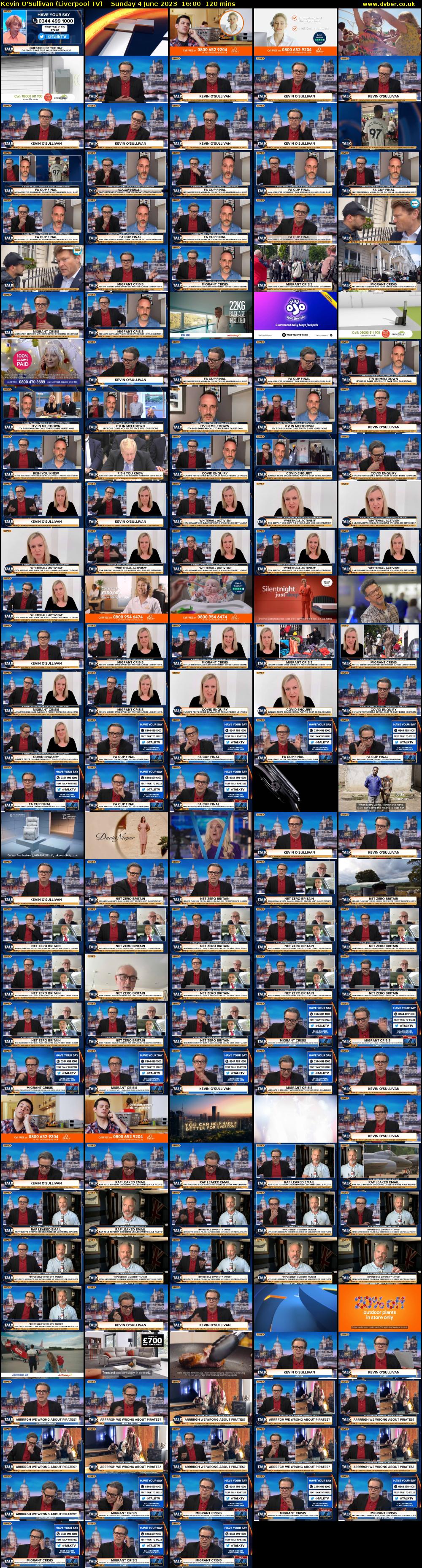 Kevin O'Sullivan (Liverpool TV) Sunday 4 June 2023 16:00 - 18:00