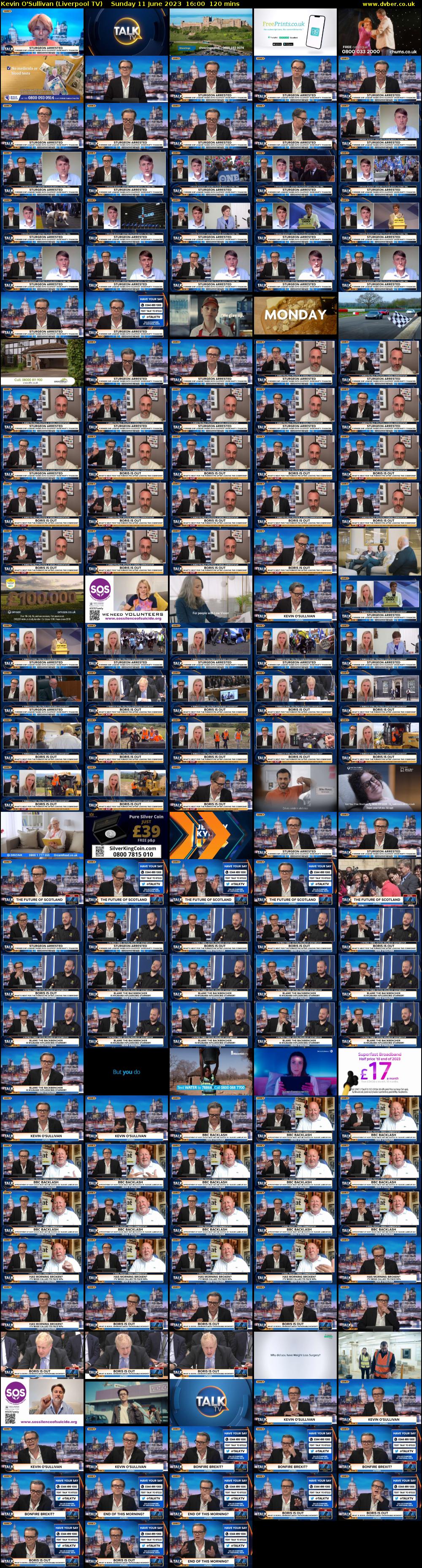Kevin O'Sullivan (Liverpool TV) Sunday 11 June 2023 16:00 - 18:00