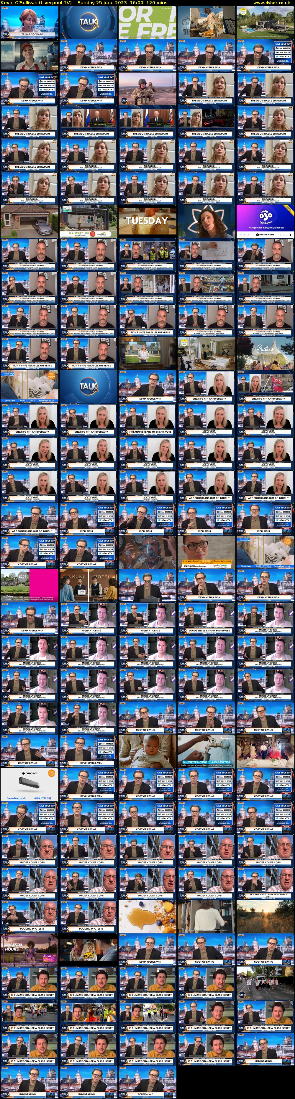 Kevin O'Sullivan (Liverpool TV) Sunday 25 June 2023 16:00 - 18:00