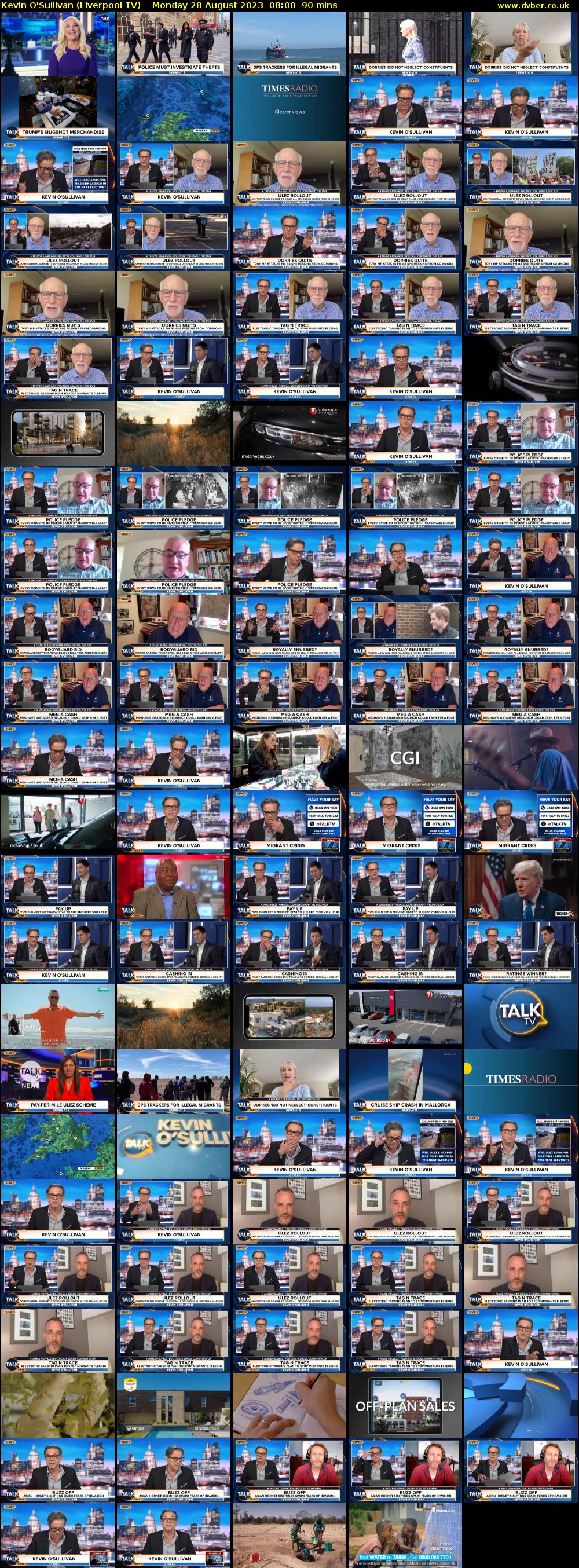 Kevin O'Sullivan (Liverpool TV) Monday 28 August 2023 08:00 - 09:30