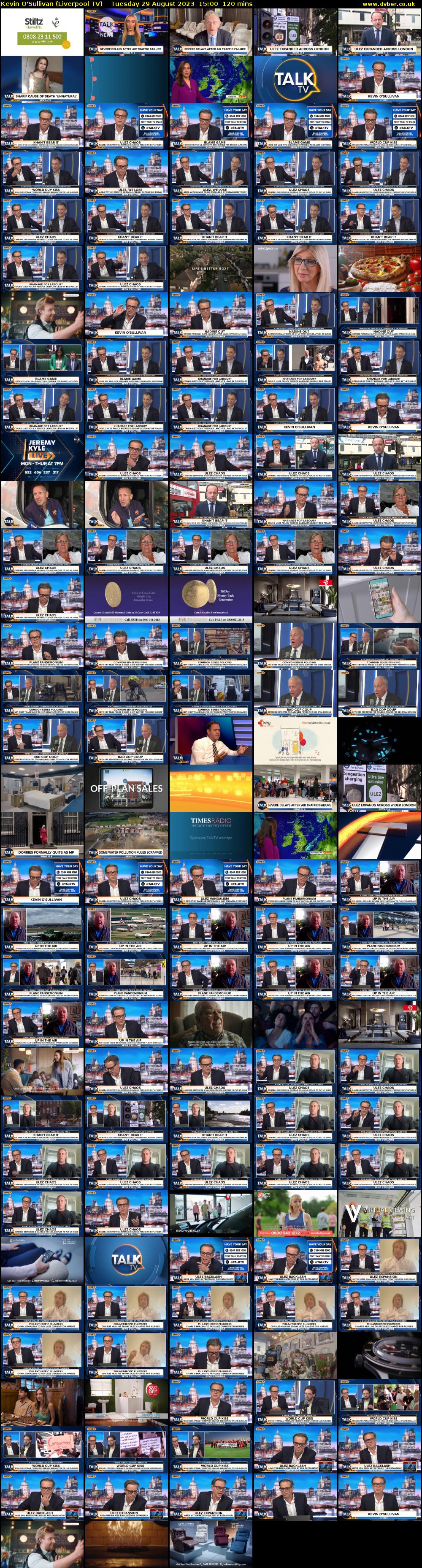 Kevin O'Sullivan (Liverpool TV) Tuesday 29 August 2023 15:00 - 17:00