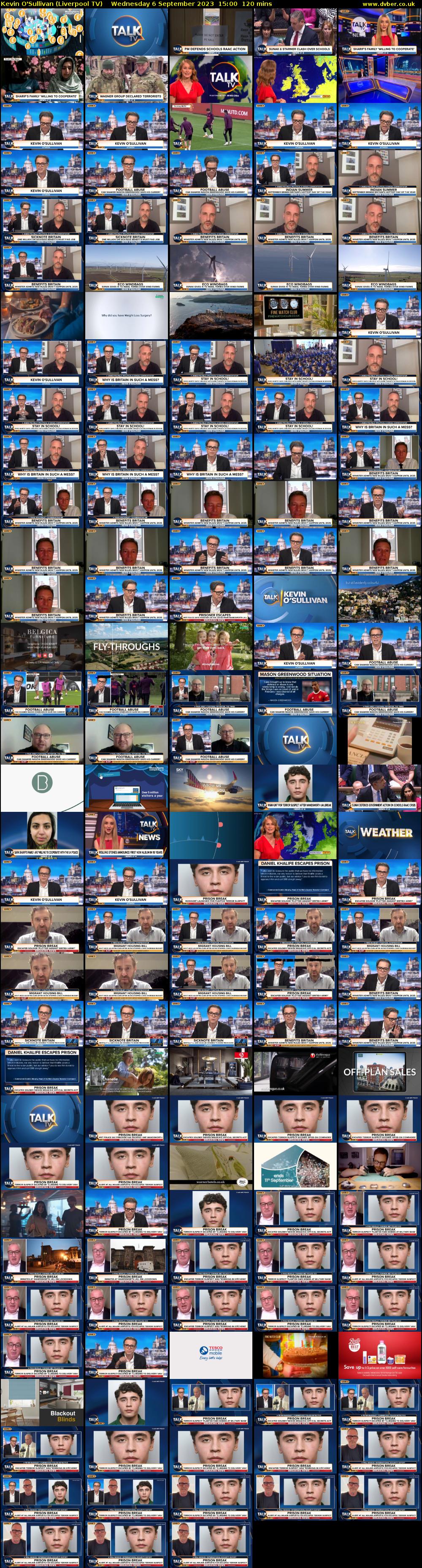 Kevin O'Sullivan (Liverpool TV) Wednesday 6 September 2023 15:00 - 17:00