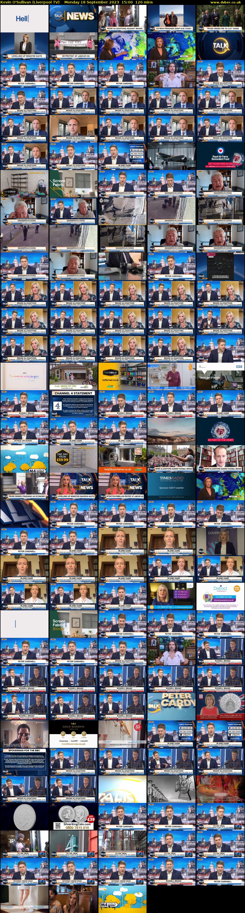 Kevin O'Sullivan (Liverpool TV) Monday 18 September 2023 15:00 - 17:00