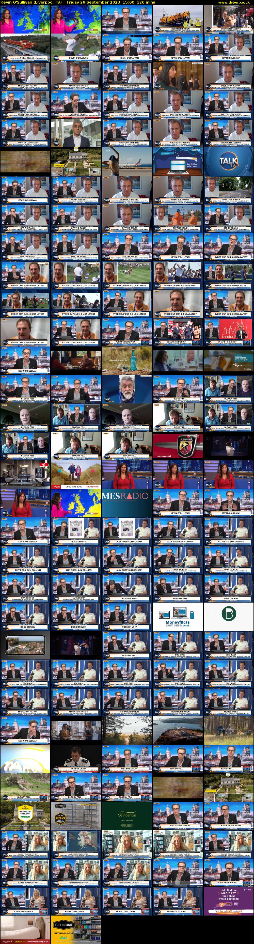 Kevin O'Sullivan (Liverpool TV) Friday 29 September 2023 15:00 - 17:00