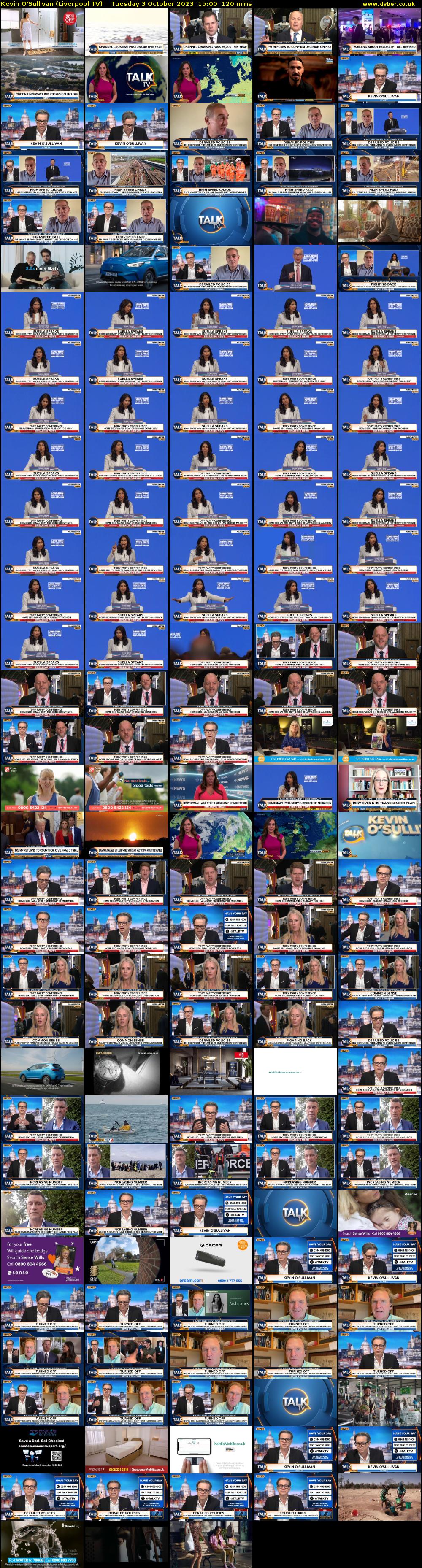 Kevin O'Sullivan (Liverpool TV) Tuesday 3 October 2023 15:00 - 17:00