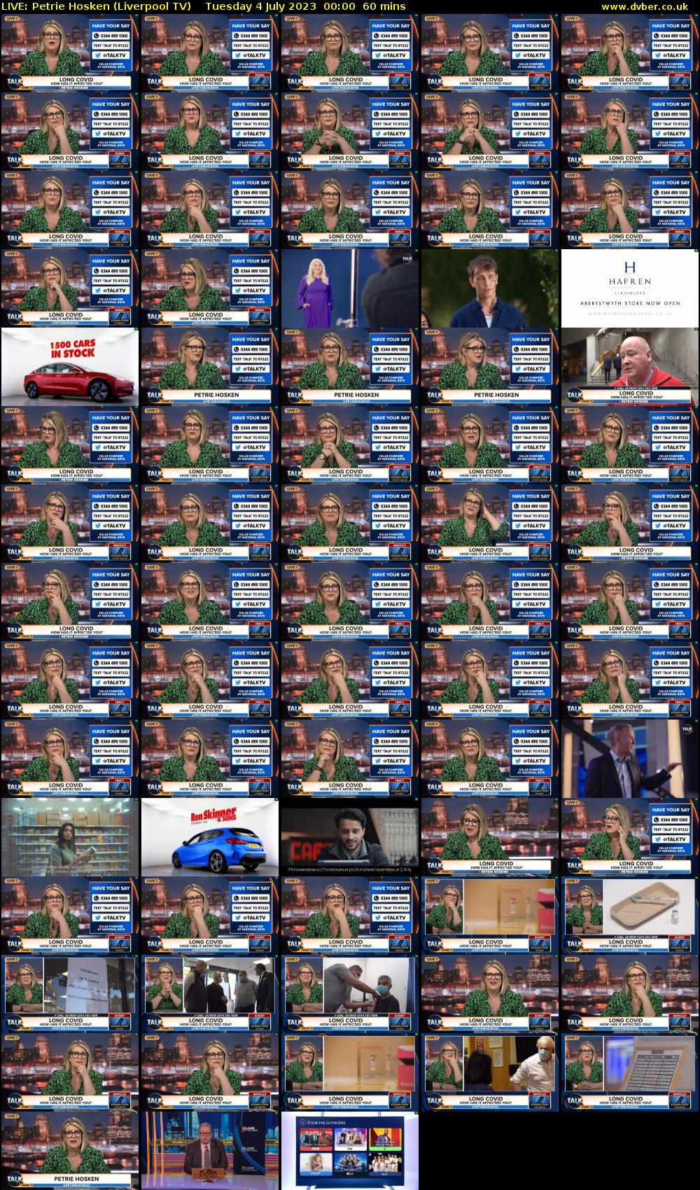 LIVE: Petrie Hosken (Liverpool TV) Tuesday 4 July 2023 00:00 - 01:00