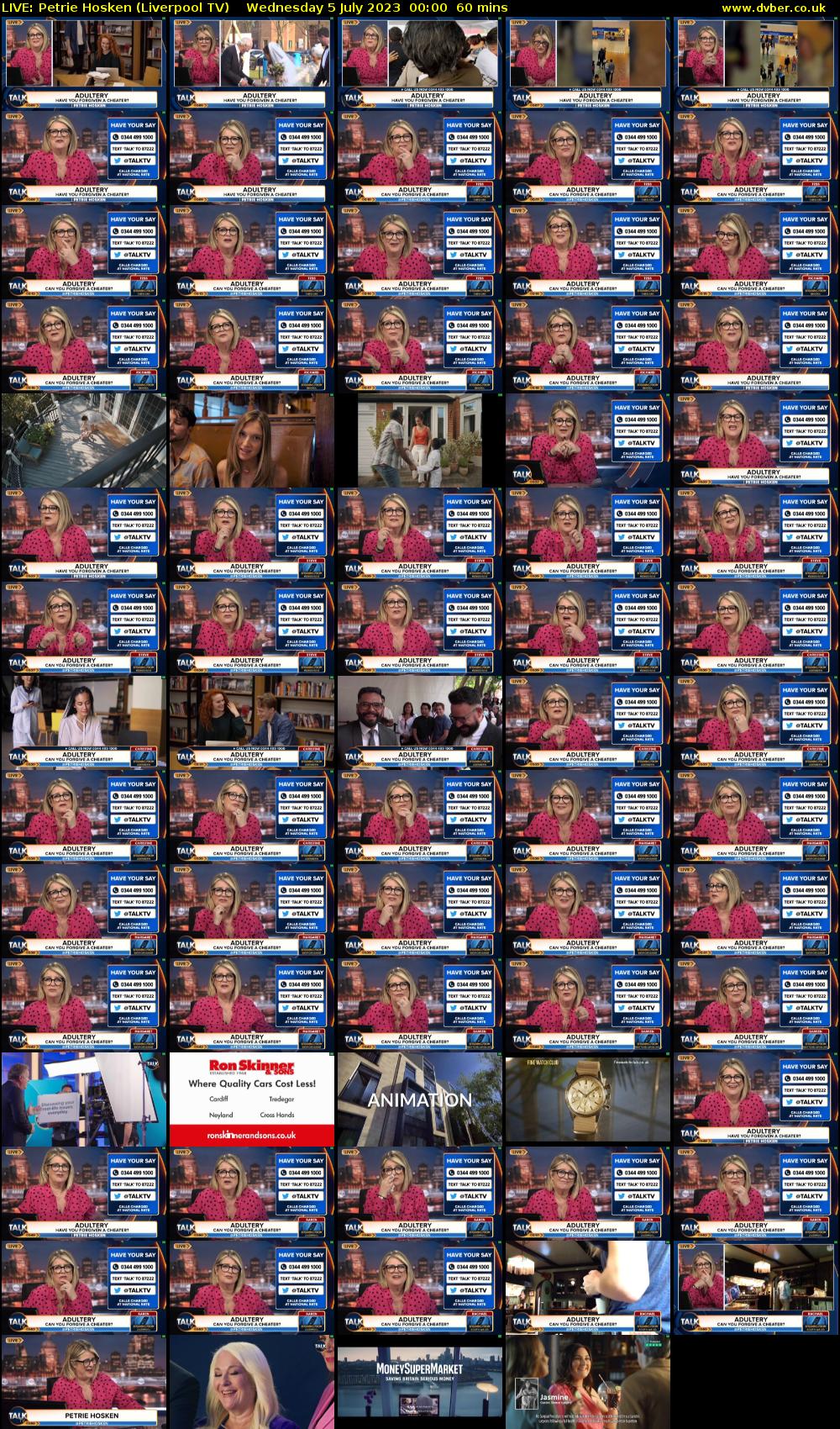 LIVE: Petrie Hosken (Liverpool TV) Wednesday 5 July 2023 00:00 - 01:00