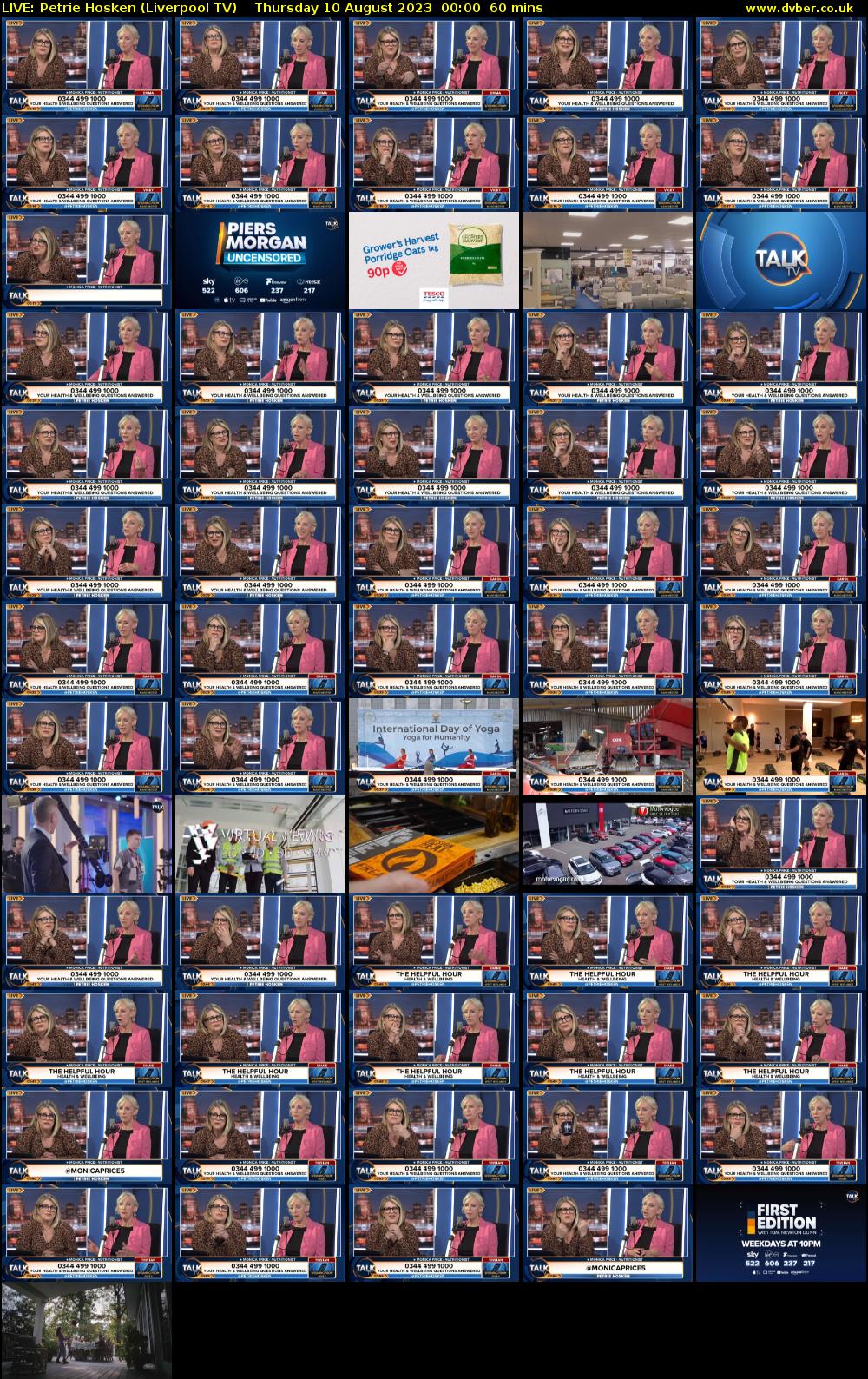 LIVE: Petrie Hosken (Liverpool TV) Thursday 10 August 2023 00:00 - 01:00