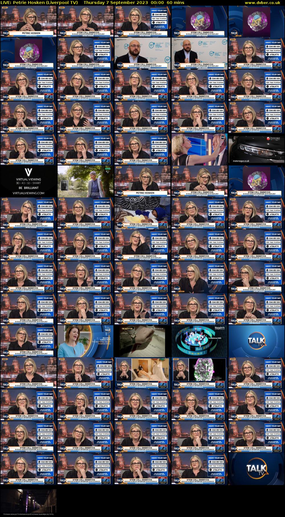 LIVE: Petrie Hosken (Liverpool TV) Thursday 7 September 2023 00:00 - 01:00