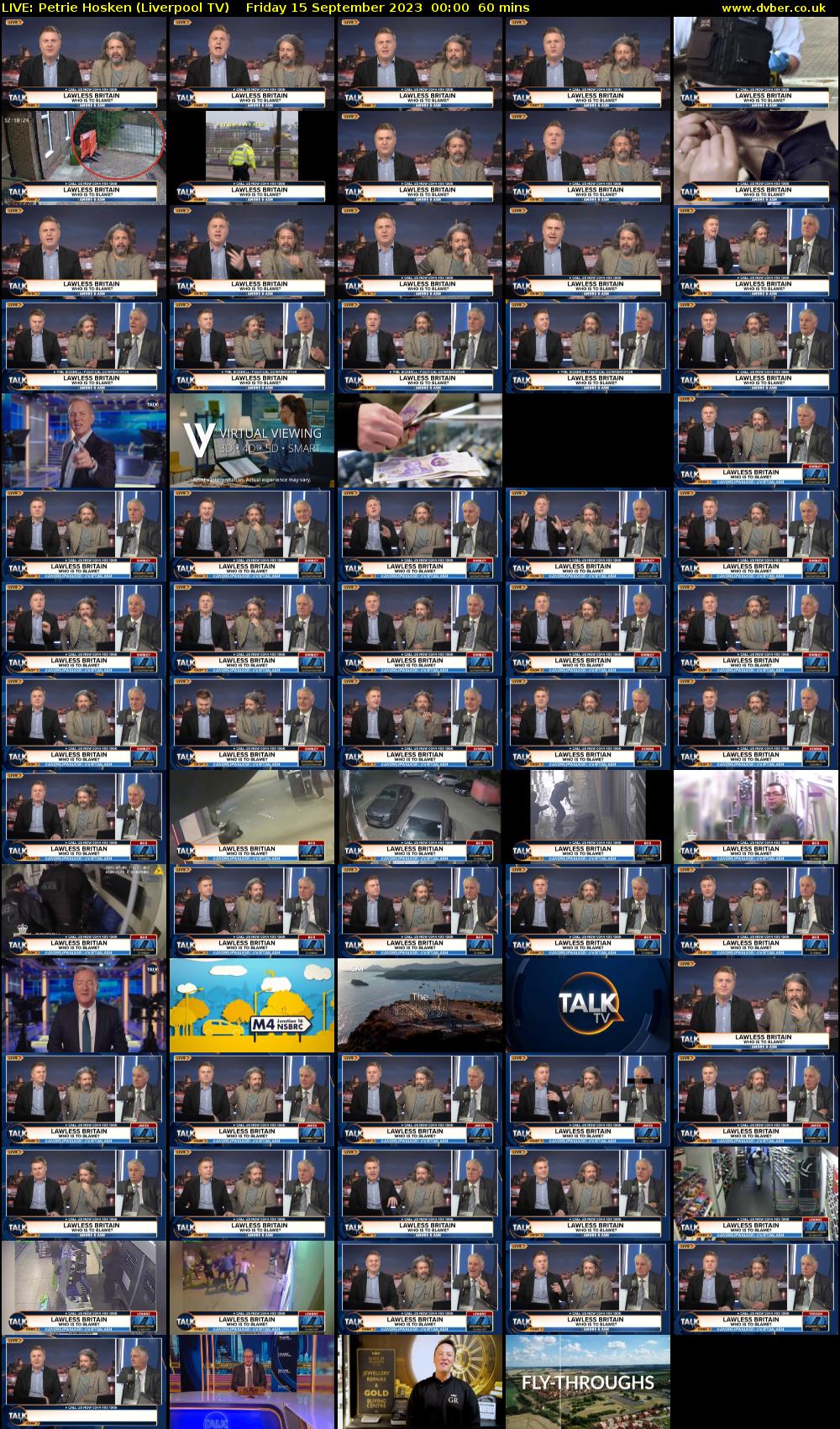 LIVE: Petrie Hosken (Liverpool TV) Friday 15 September 2023 00:00 - 01:00
