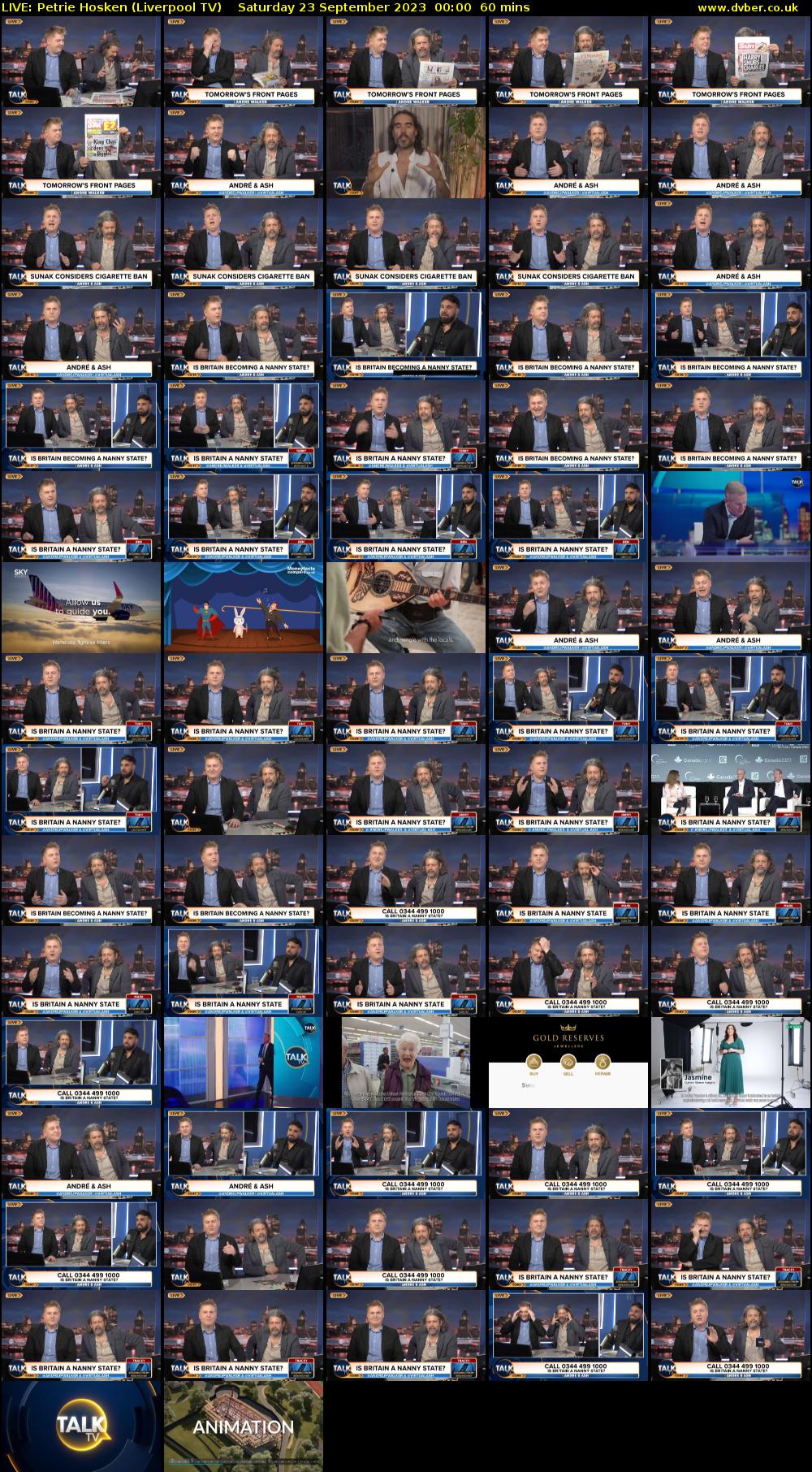 LIVE: Petrie Hosken (Liverpool TV) Saturday 23 September 2023 00:00 - 01:00