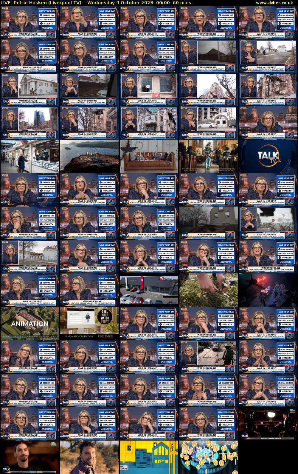 LIVE: Petrie Hosken (Liverpool TV) Wednesday 4 October 2023 00:00 - 01:00