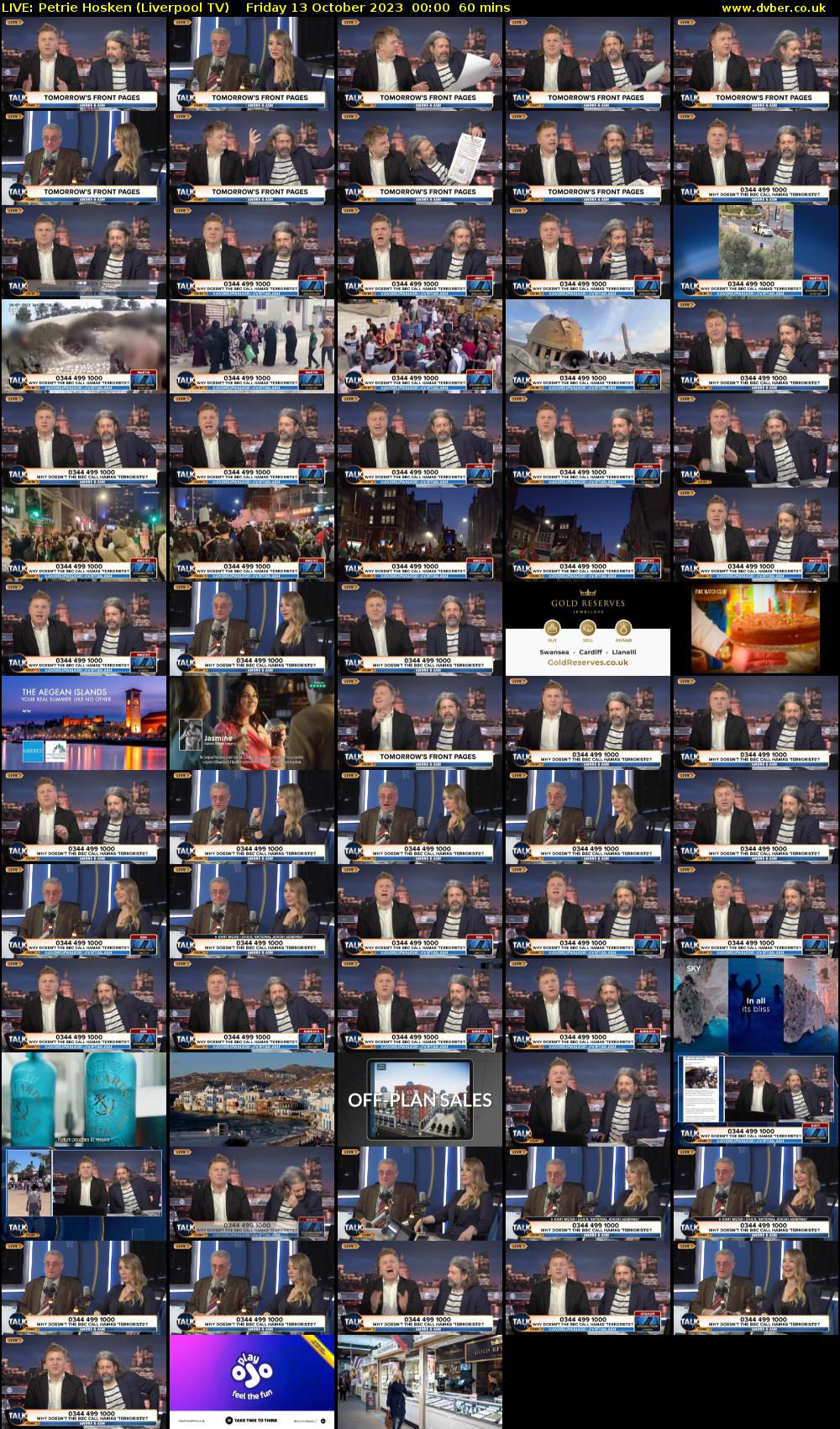 LIVE: Petrie Hosken (Liverpool TV) Friday 13 October 2023 00:00 - 01:00