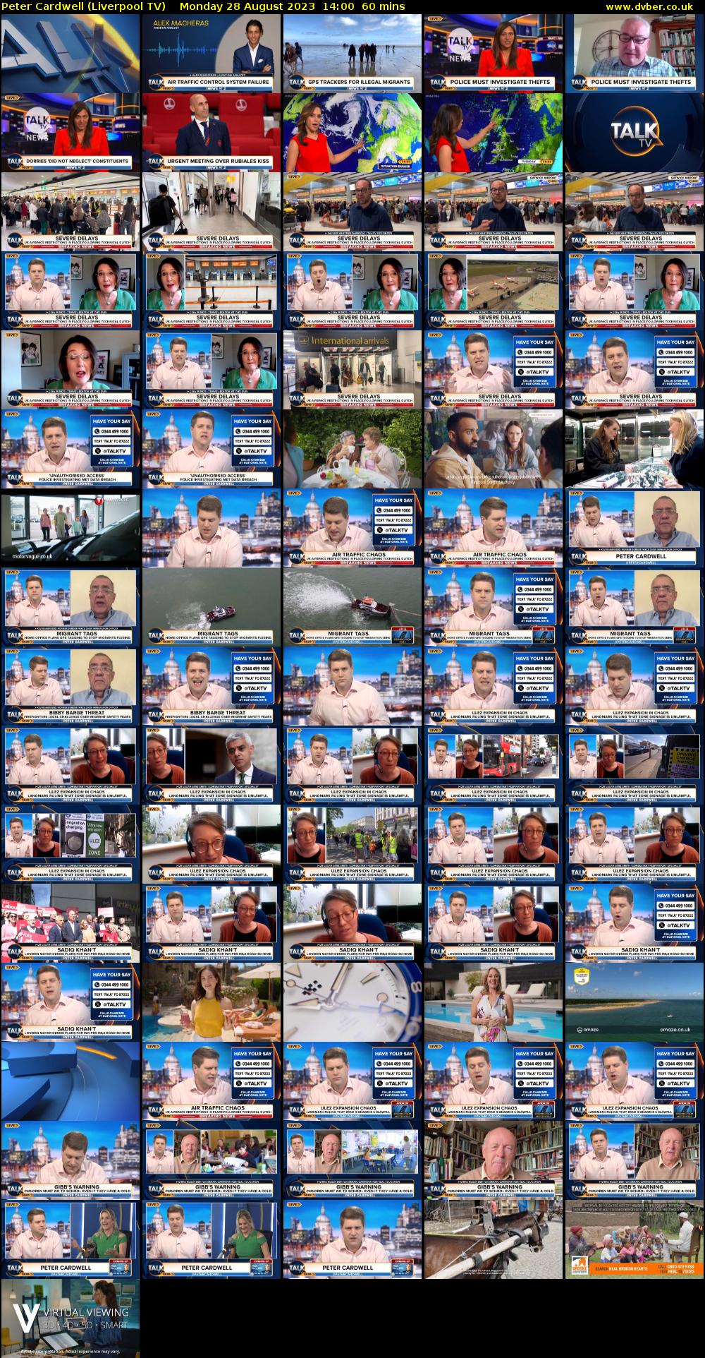 Peter Cardwell (Liverpool TV) Monday 28 August 2023 14:00 - 15:00