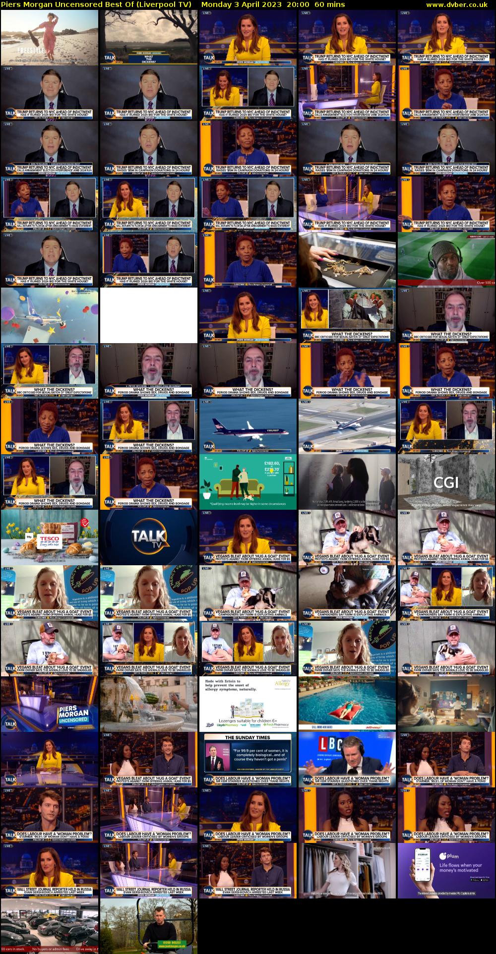 Piers Morgan Uncensored Best Of (Liverpool TV) Monday 3 April 2023 20:00 - 21:00