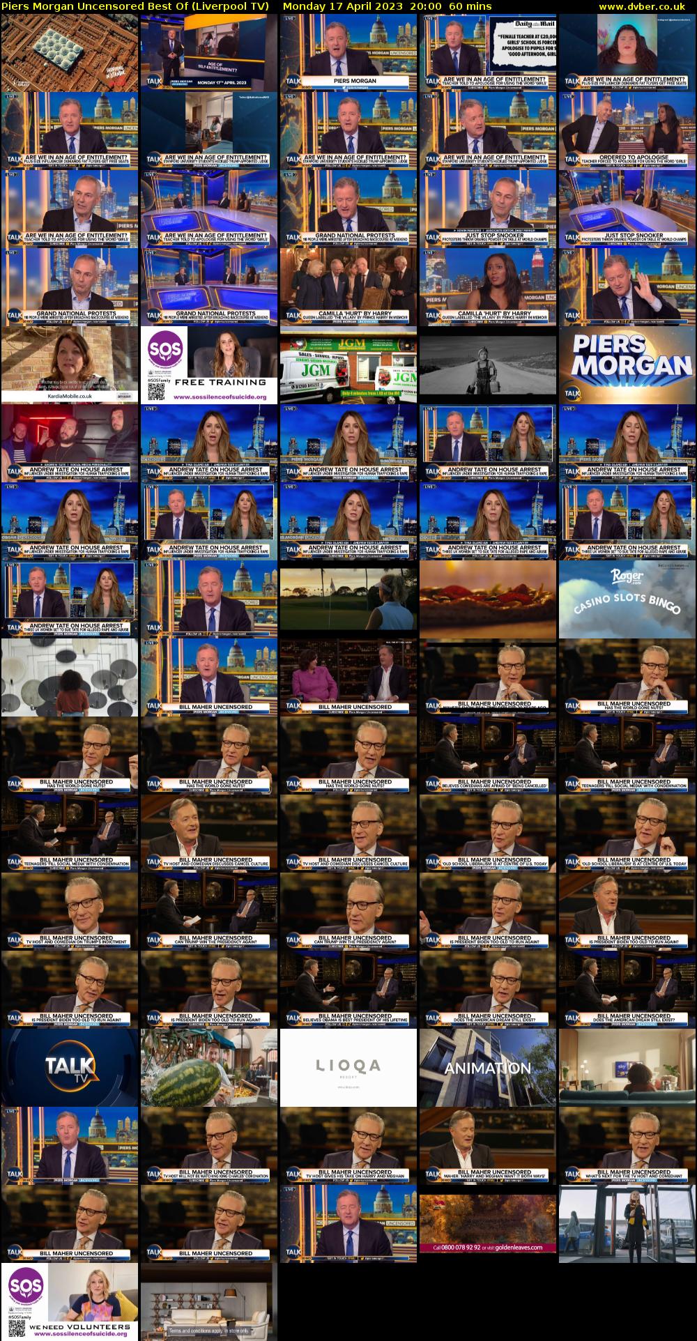 Piers Morgan Uncensored Best Of (Liverpool TV) Monday 17 April 2023 20:00 - 21:00