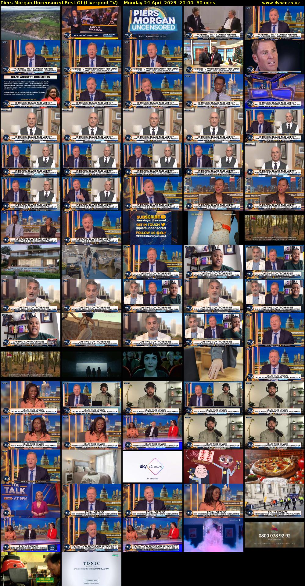 Piers Morgan Uncensored Best Of (Liverpool TV) Monday 24 April 2023 20:00 - 21:00
