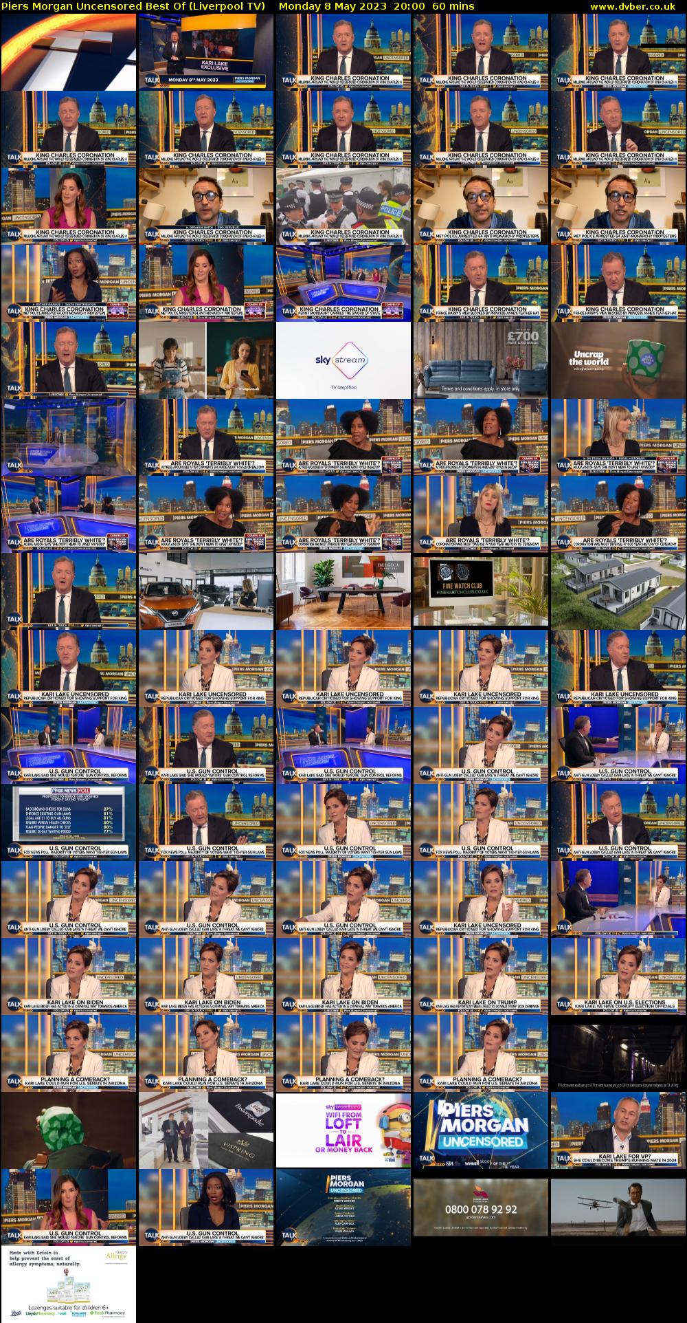 Piers Morgan Uncensored Best Of (Liverpool TV) Monday 8 May 2023 20:00 - 21:00
