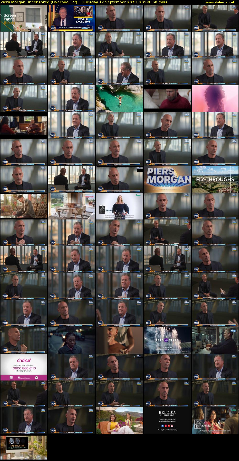 Piers Morgan Uncensored (Liverpool TV) Tuesday 12 September 2023 20:00 - 21:00