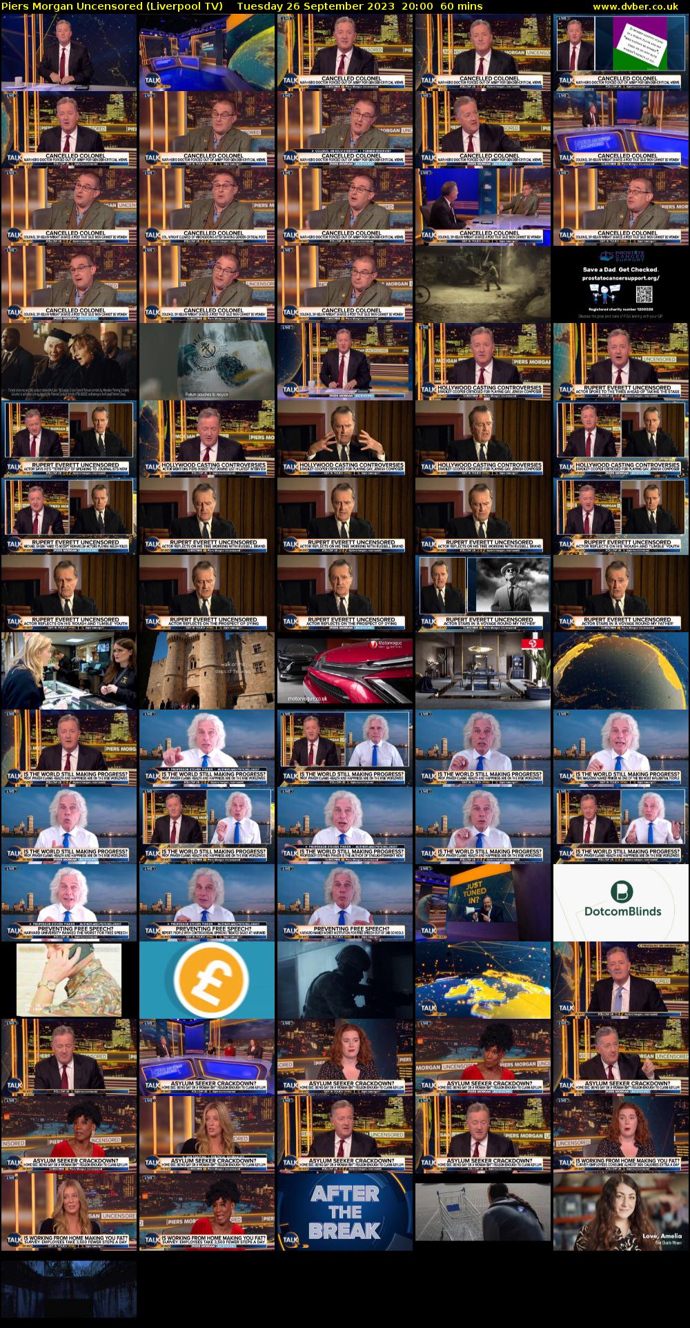 Piers Morgan Uncensored (Liverpool TV) Tuesday 26 September 2023 20:00 - 21:00