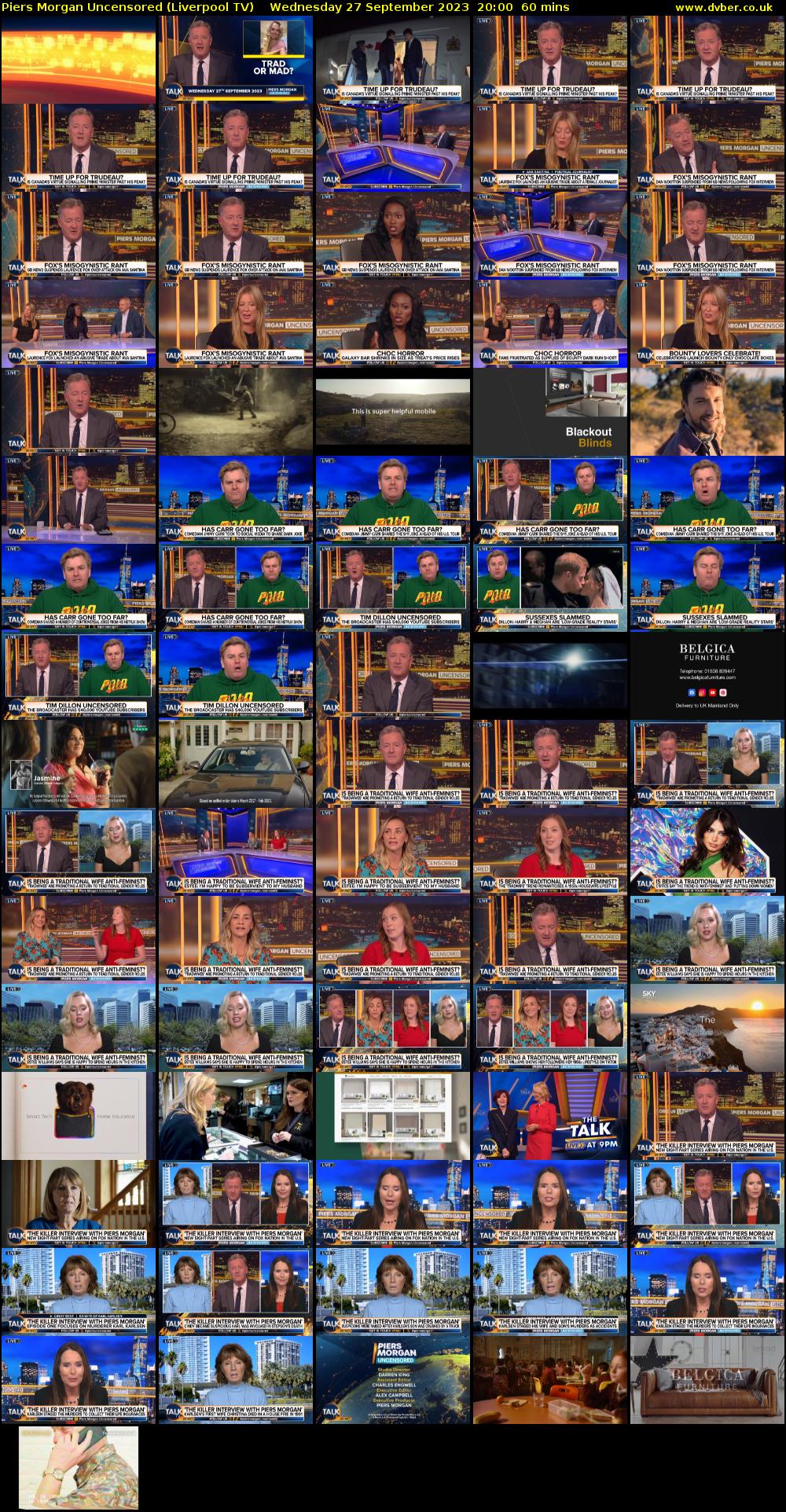 Piers Morgan Uncensored (Liverpool TV) Wednesday 27 September 2023 20:00 - 21:00
