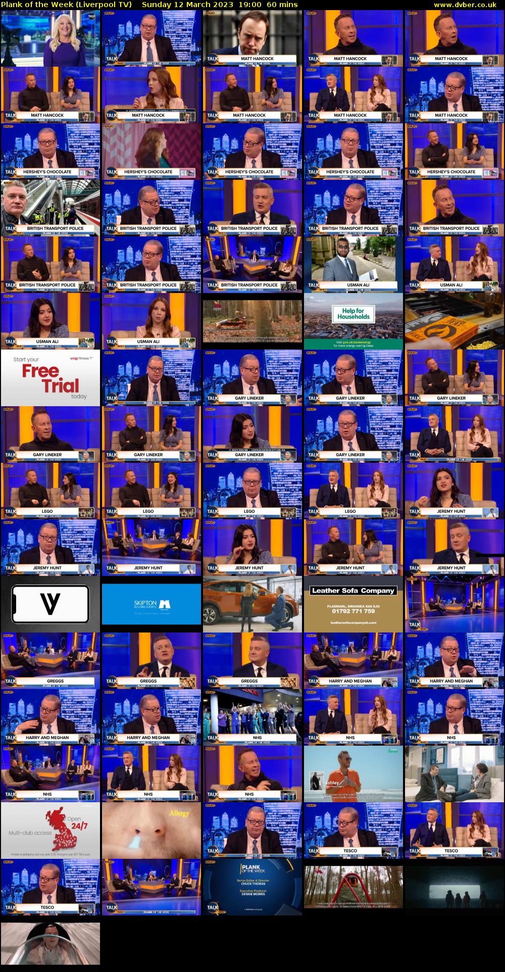Plank of the Week (Liverpool TV) Sunday 12 March 2023 19:00 - 20:00