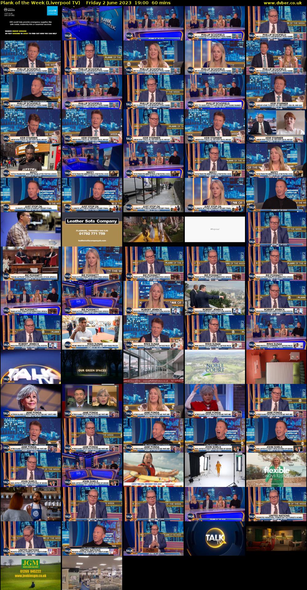 Plank of the Week (Liverpool TV) Friday 2 June 2023 19:00 - 20:00
