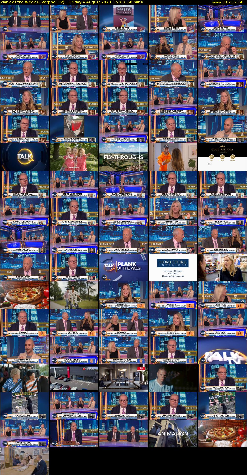 Plank of the Week (Liverpool TV) Friday 4 August 2023 19:00 - 20:00