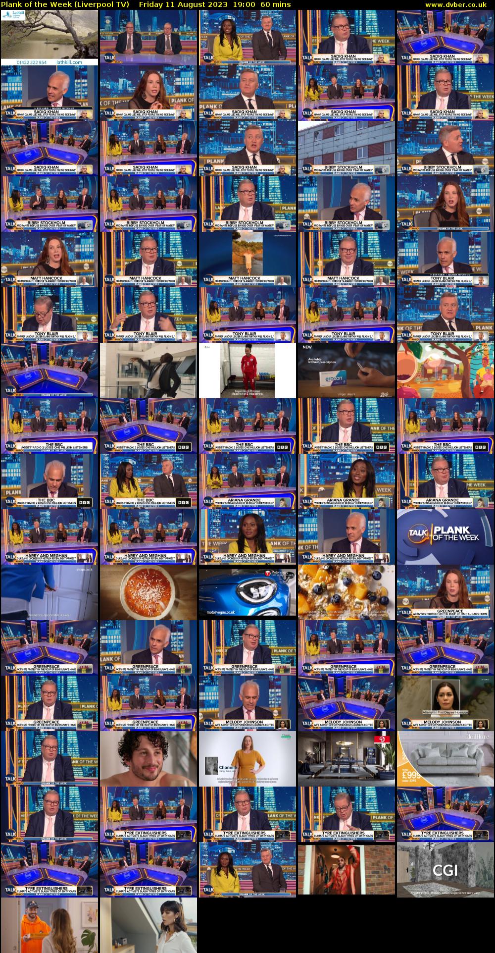Plank of the Week (Liverpool TV) Friday 11 August 2023 19:00 - 20:00