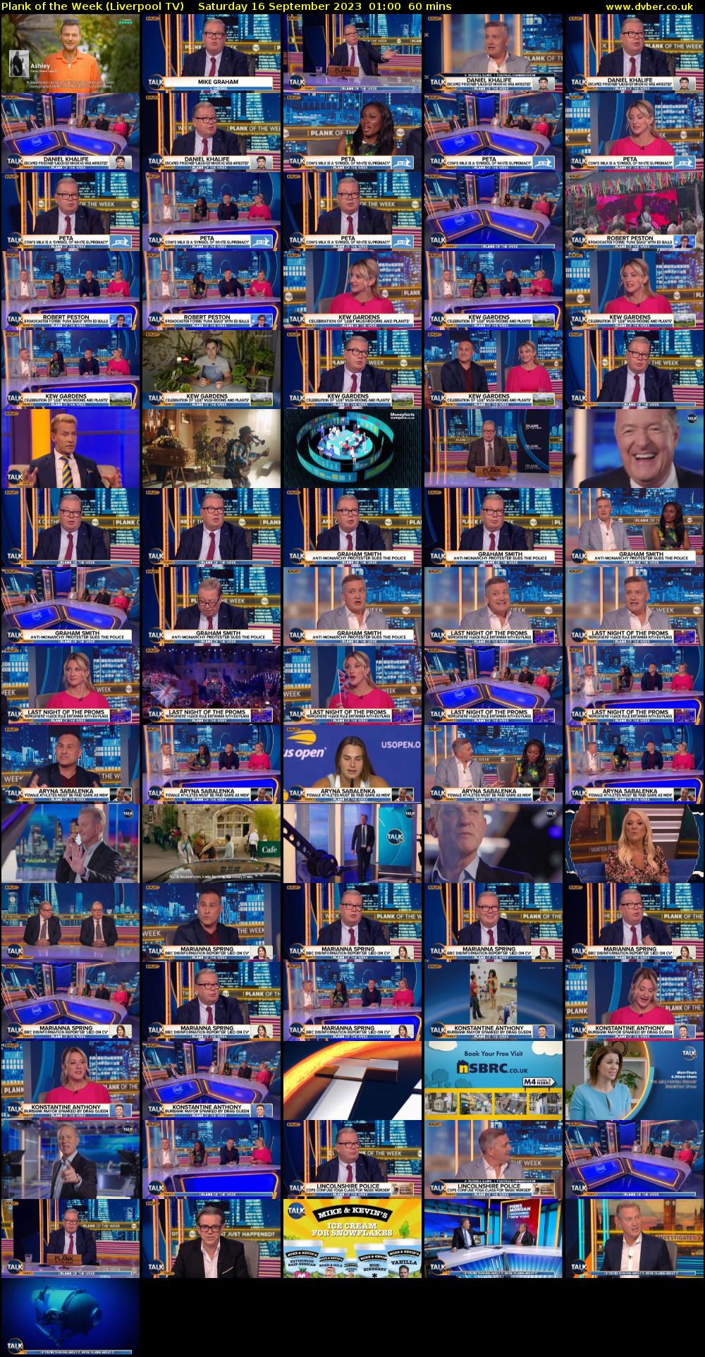 Plank of the Week (Liverpool TV) Saturday 16 September 2023 01:00 - 02:00