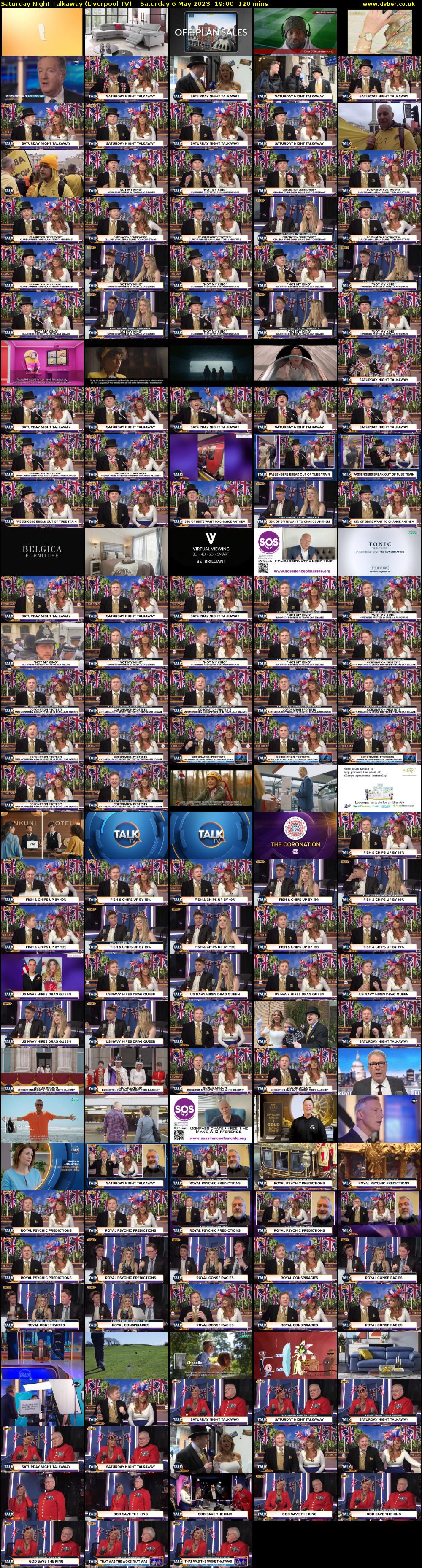 Saturday Night Talkaway (Liverpool TV) Saturday 6 May 2023 19:00 - 21:00