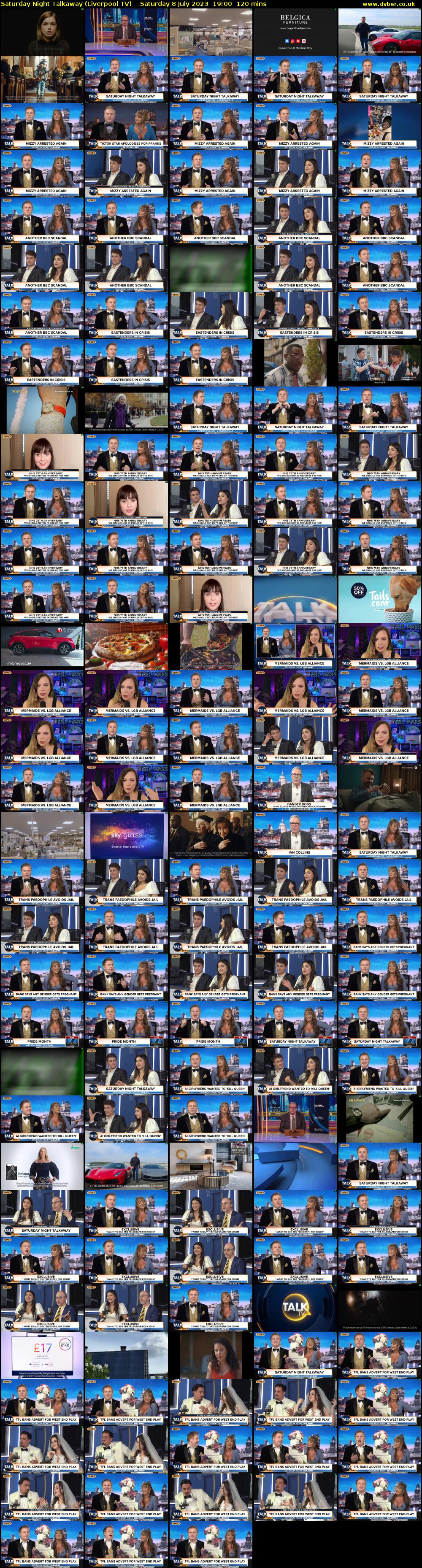 Saturday Night Talkaway (Liverpool TV) Saturday 8 July 2023 19:00 - 21:00