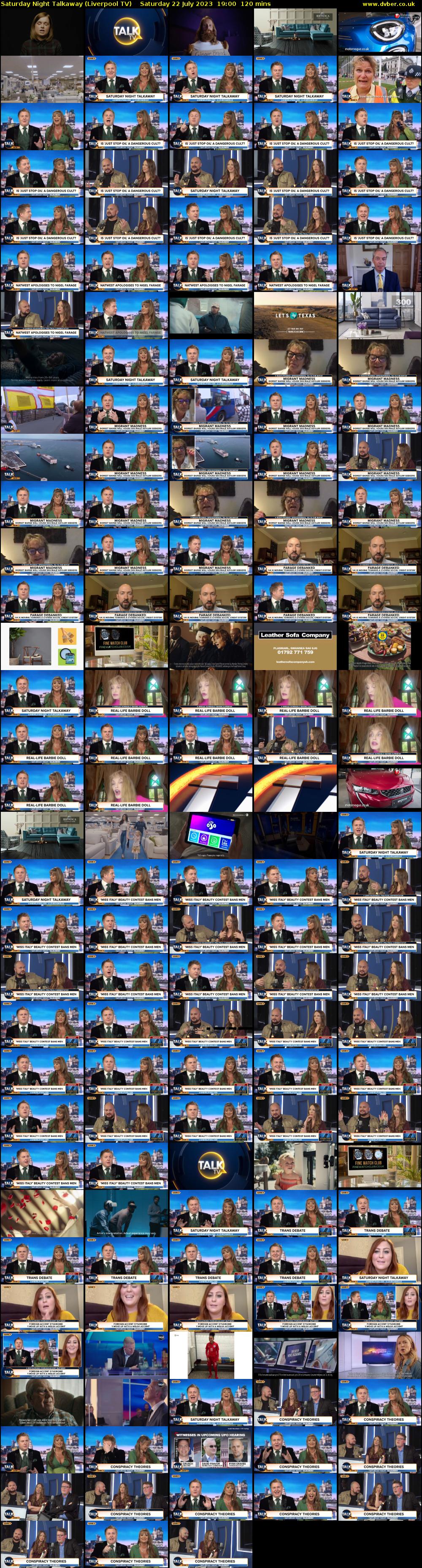 Saturday Night Talkaway (Liverpool TV) Saturday 22 July 2023 19:00 - 21:00