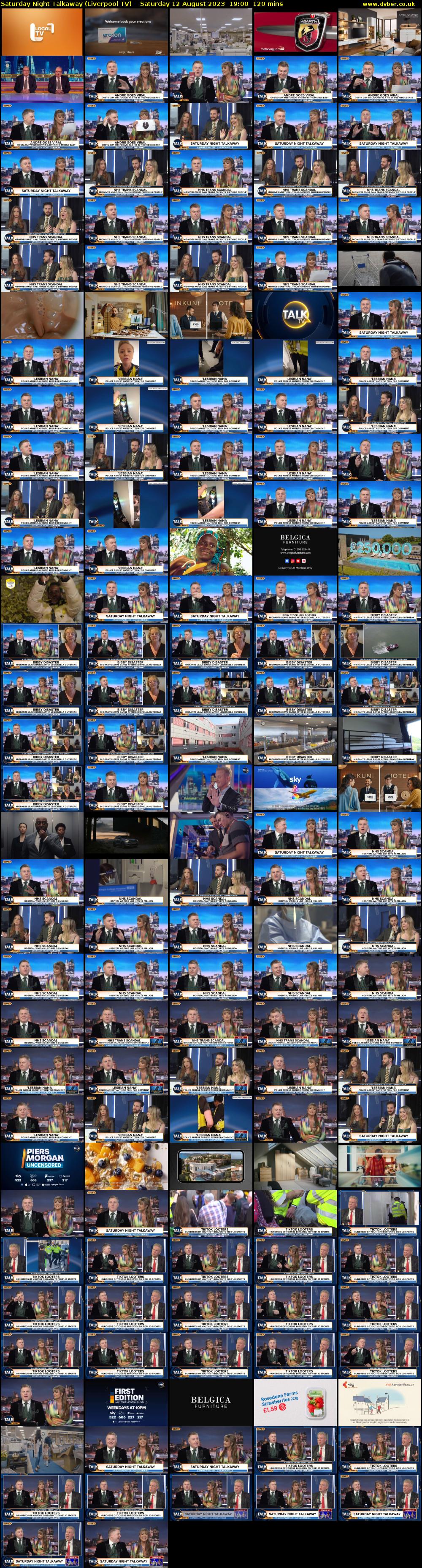 Saturday Night Talkaway (Liverpool TV) Saturday 12 August 2023 19:00 - 21:00