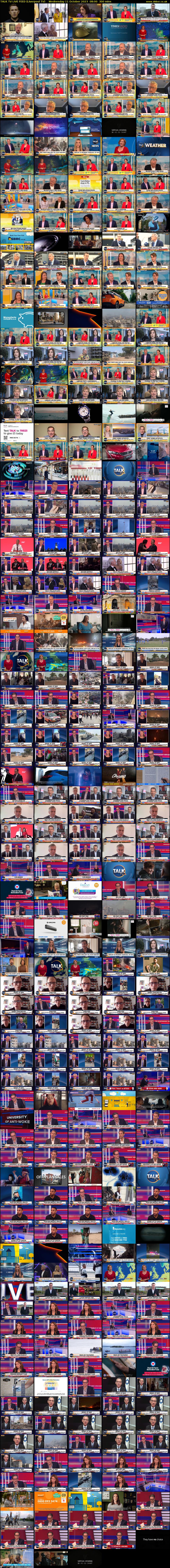TALK TV LIVE FEED (Liverpool TV) Wednesday 11 October 2023 08:00 - 13:00