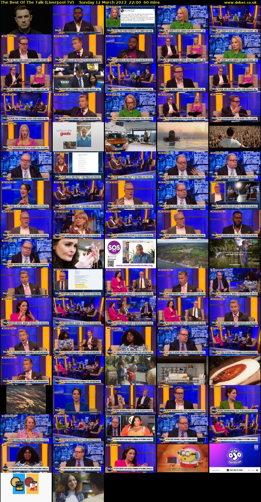 The Best Of The Talk (Liverpool TV) Sunday 12 March 2023 22:00 - 23:00