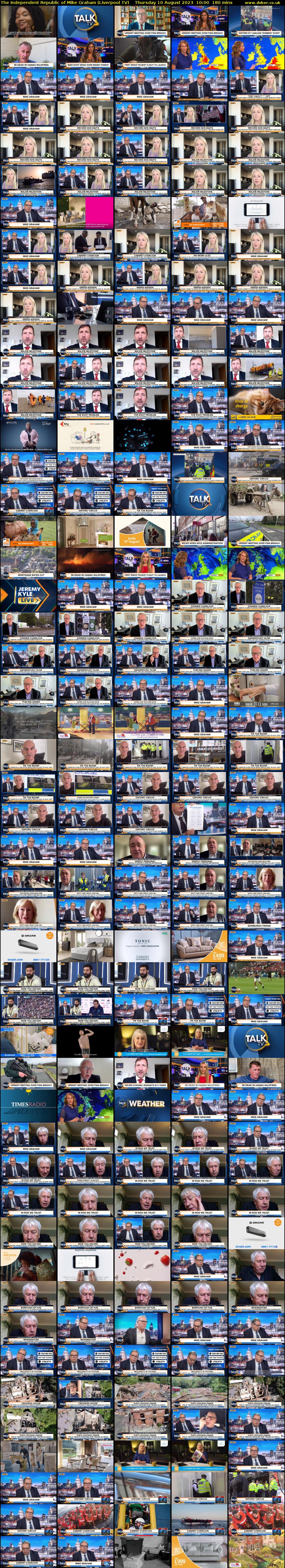 The Independent Republic of Mike Graham (Liverpool TV) Thursday 10 August 2023 10:00 - 13:00