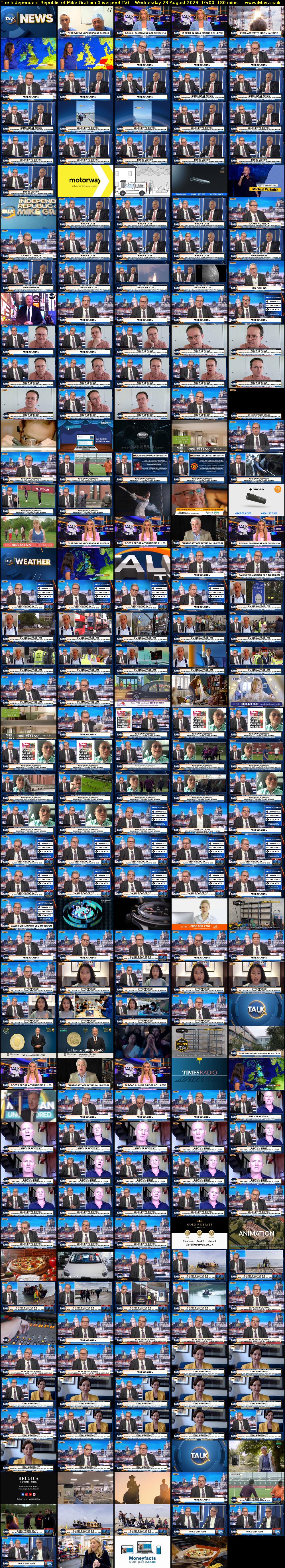 The Independent Republic of Mike Graham (Liverpool TV) Wednesday 23 August 2023 10:00 - 13:00