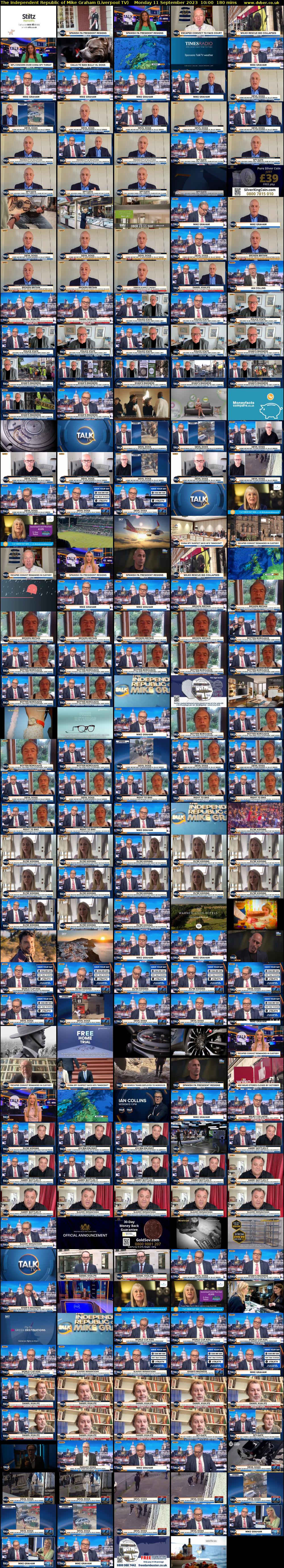 The Independent Republic of Mike Graham (Liverpool TV) Monday 11 September 2023 10:00 - 13:00