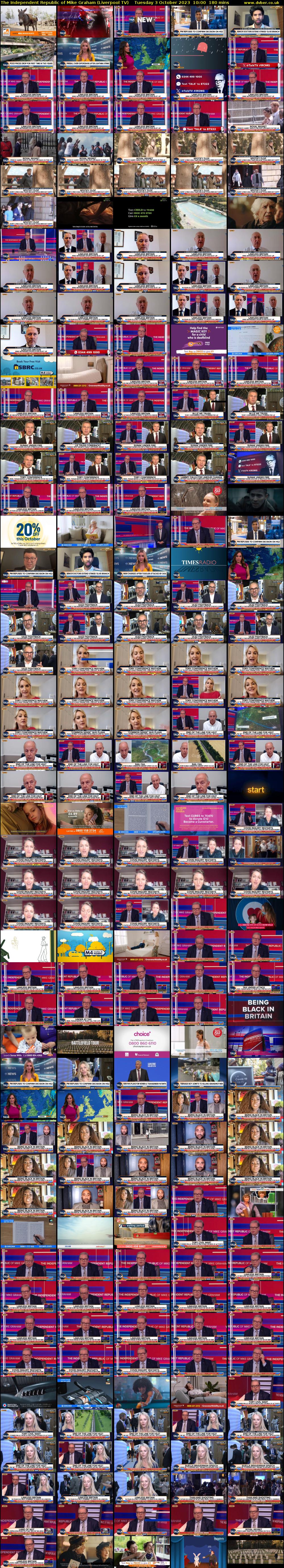 The Independent Republic of Mike Graham (Liverpool TV) Tuesday 3 October 2023 10:00 - 13:00