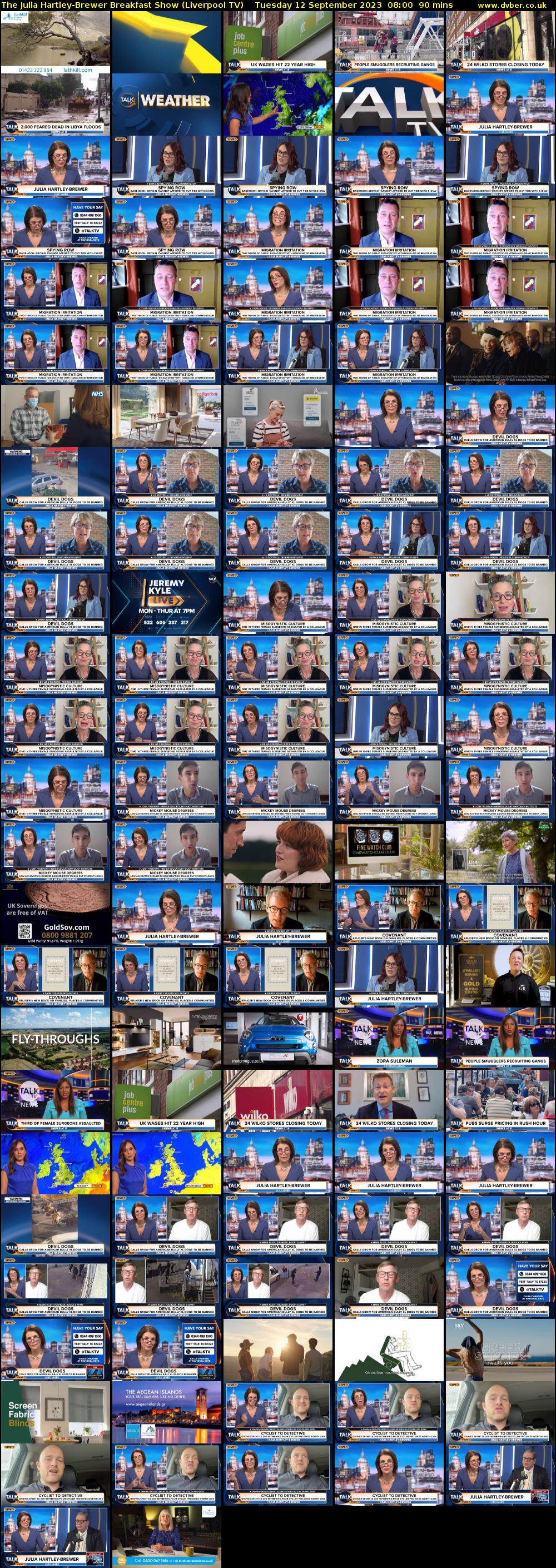 The Julia Hartley-Brewer Breakfast Show (Liverpool TV) Tuesday 12 September 2023 08:00 - 09:30