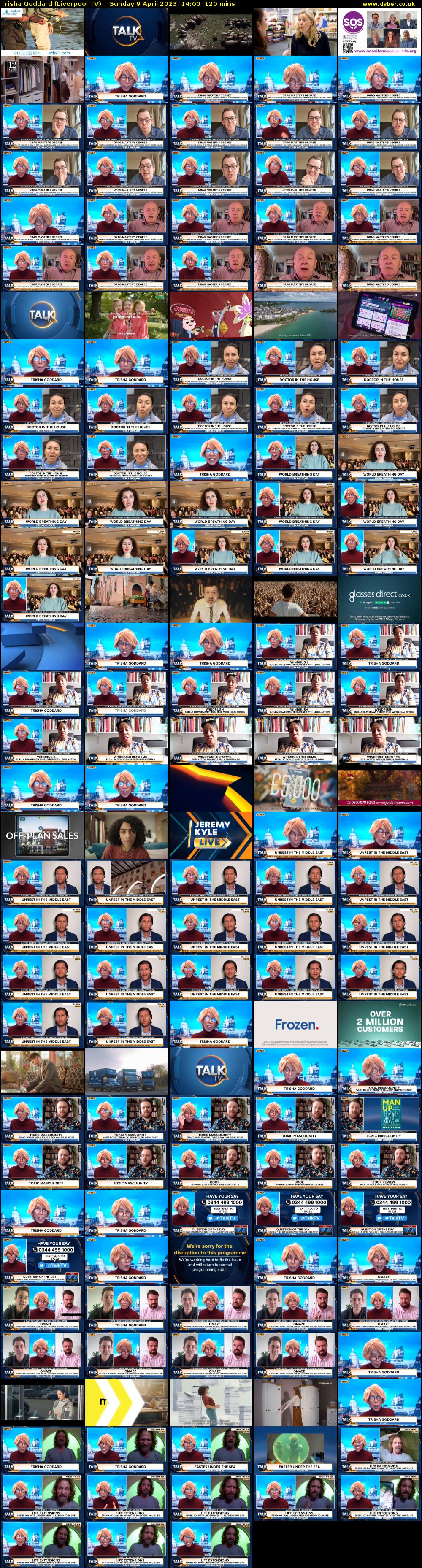 Trisha Goddard (Liverpool TV) Sunday 9 April 2023 14:00 - 16:00