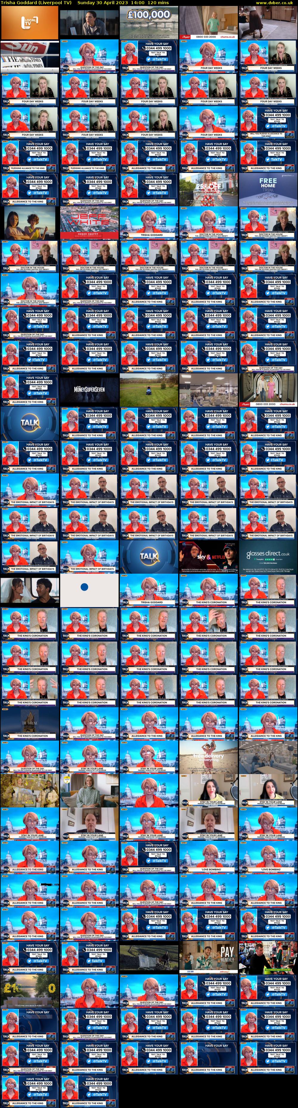Trisha Goddard (Liverpool TV) Sunday 30 April 2023 14:00 - 16:00