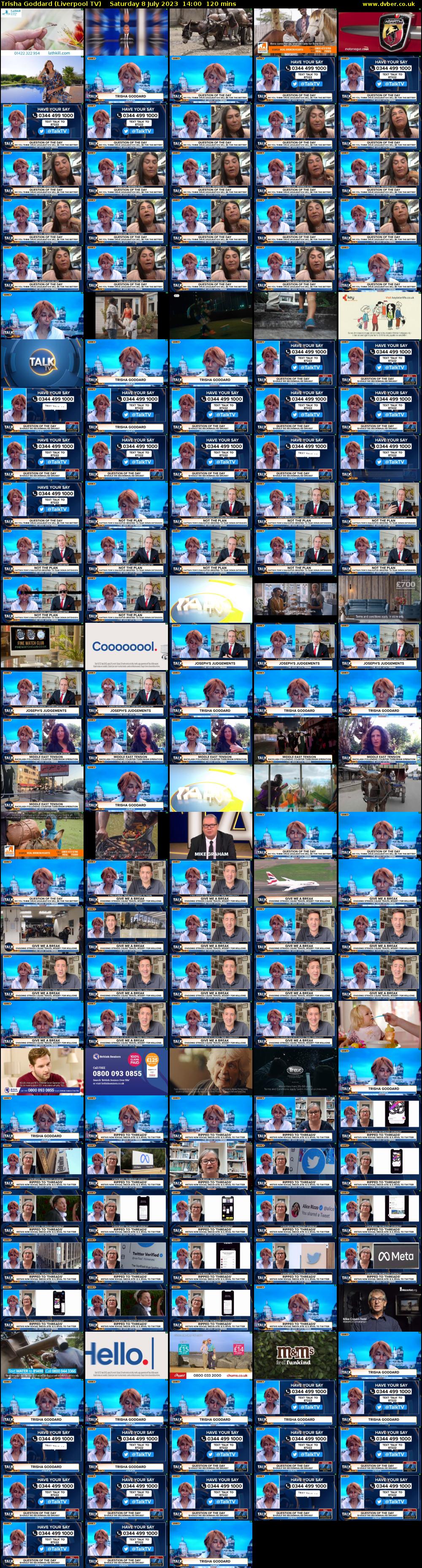 Trisha Goddard (Liverpool TV) Saturday 8 July 2023 14:00 - 16:00