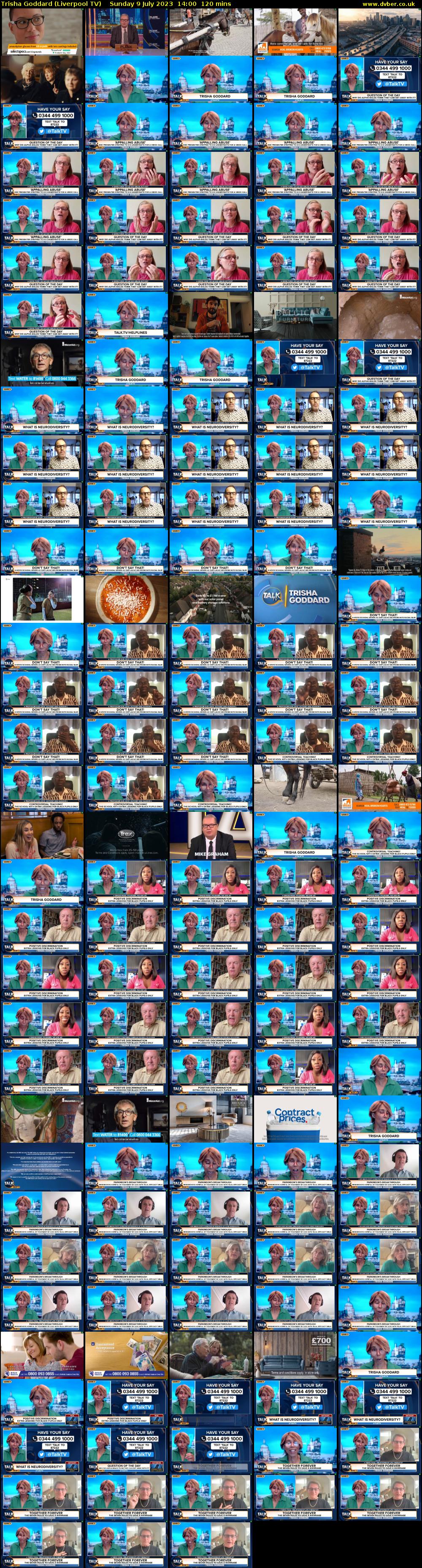 Trisha Goddard (Liverpool TV) Sunday 9 July 2023 14:00 - 16:00